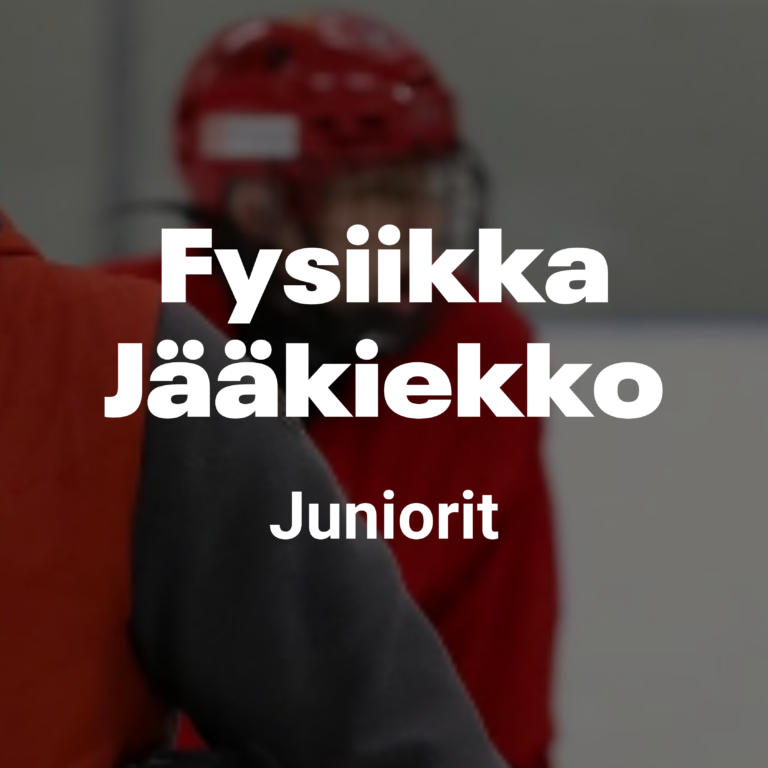 Fysiikka jääkiekko juniorit